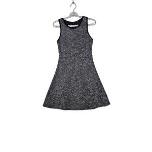 🛍️ J. Crew Black & White Tweed A-Line Dress - Women's 2